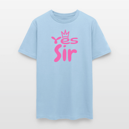 Yes Sir Unisex Play Tee (Colors) - powder blue