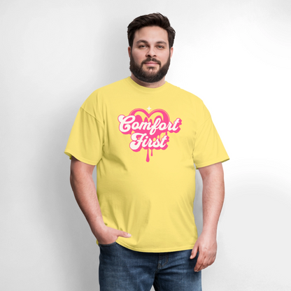 Comfort First Unisex Play Tee - cornsilk