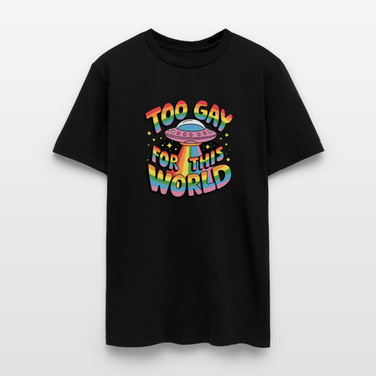 Too Gay Unisex Play Tee (Colors) - black