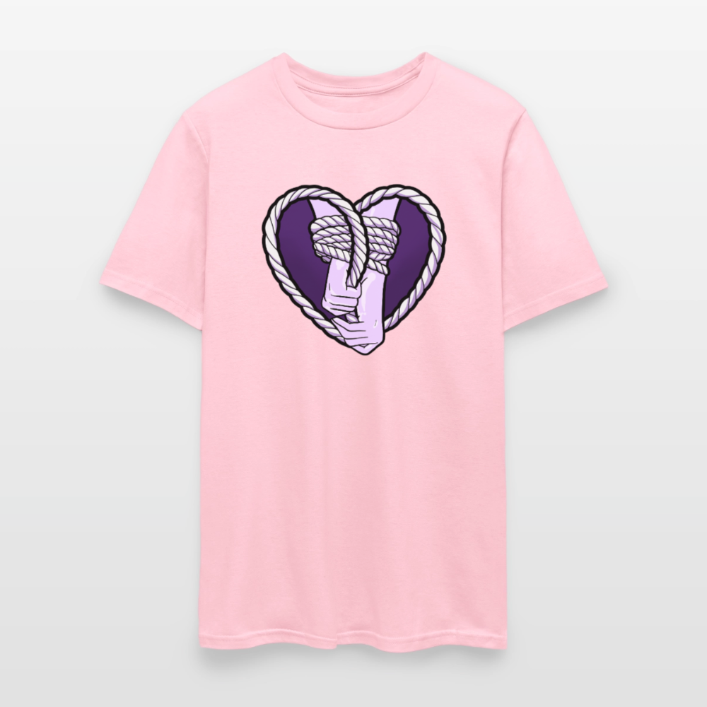 Heartbound Rope Bunny  Unisex Play Tee - pink