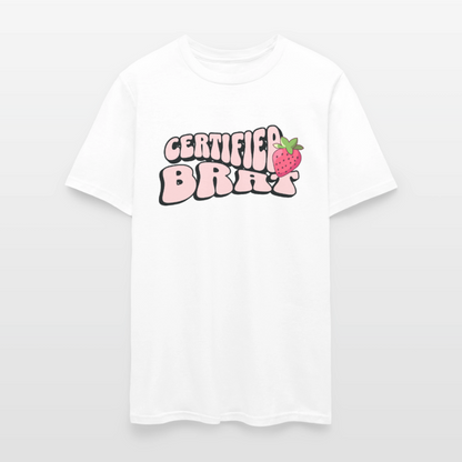 Certified Brat Unisex Play Tee (Colors) - white