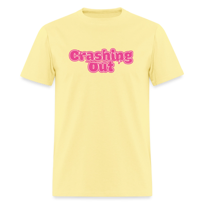 Crashing Out Unisex Play Tee - cornsilk