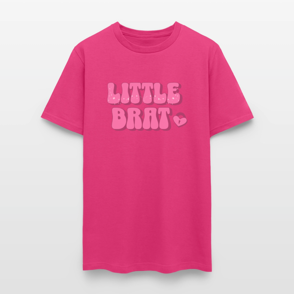 Little Brat Unisex Play Tee - fuchsia
