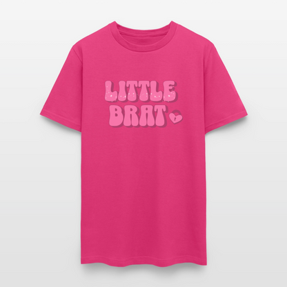 Little Brat Unisex Play Tee - fuchsia