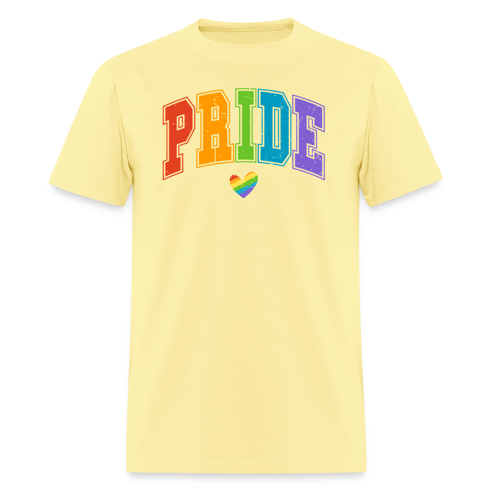 Pride Varsity Unisex Play Tee (Colors) - cornsilk