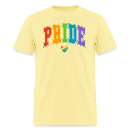 Pride Varsity Unisex Play Tee (Colors) - cornsilk