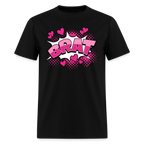 Comic Style Brat Unisex Play Tee (Colors) - black