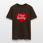 I Love Daddy Unisex Play Tee (Colors) - brown
