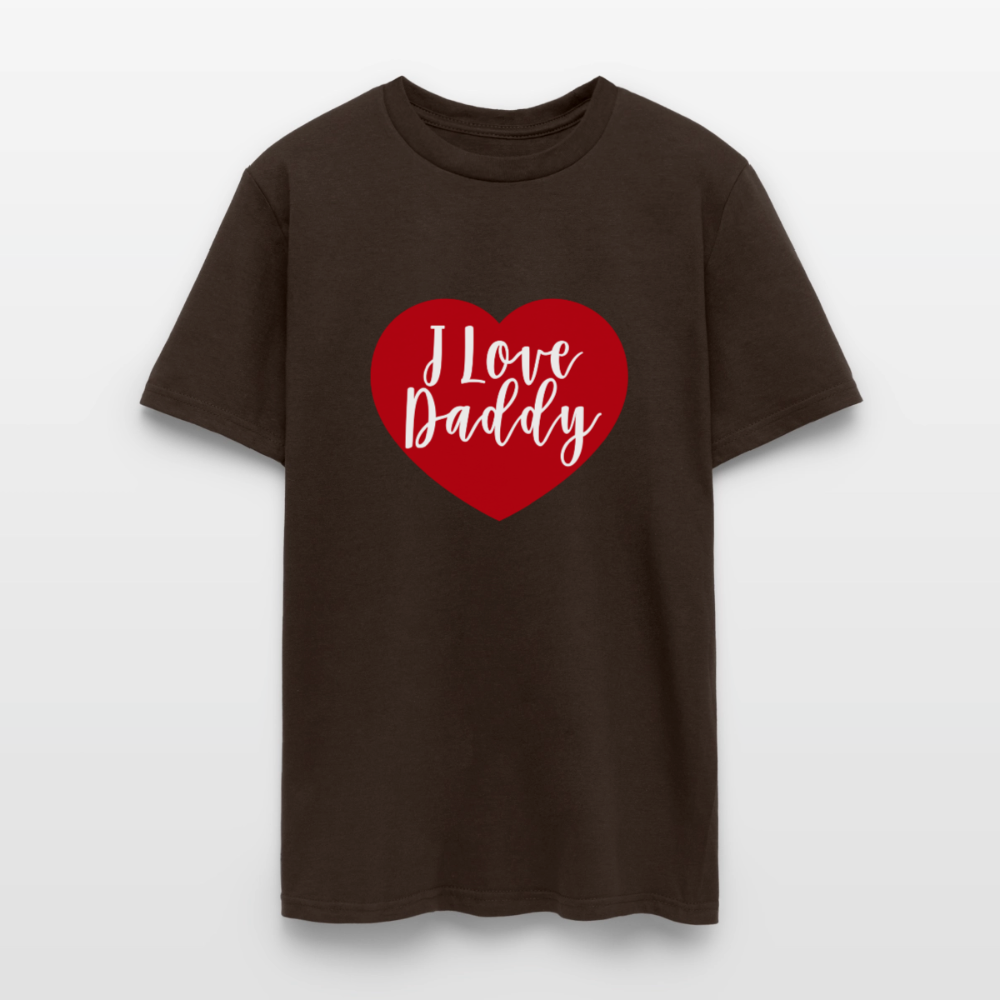 I Love Daddy Unisex Play Tee (Colors) - brown