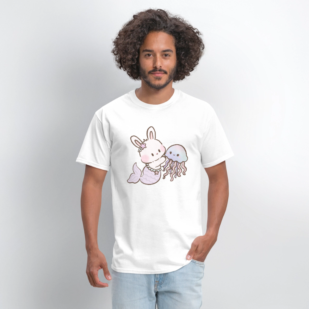 Mermaid BunBun Unisex Play Tee (Colors) - white