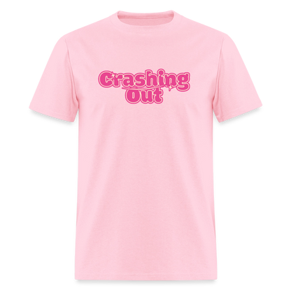 Crashing Out Unisex Play Tee - pink