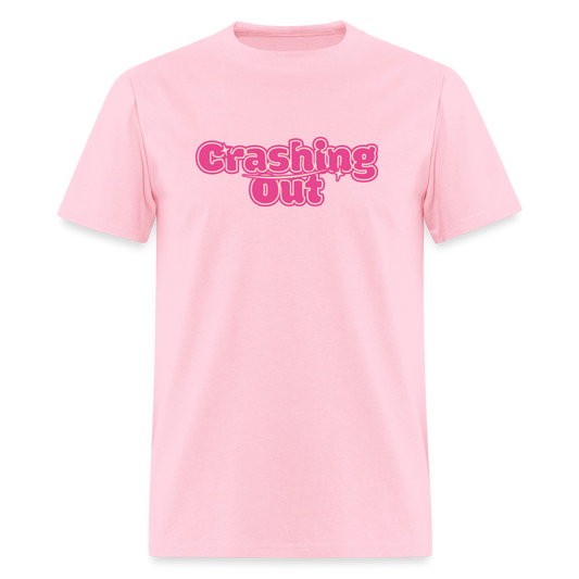 Crashing Out Unisex Play Tee - pink