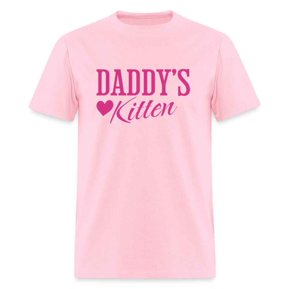 Daddy's Kitten Unisex Play Tee - pink