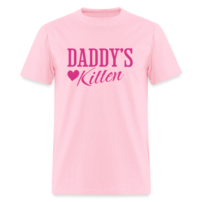 Daddy's Kitten Unisex Play Tee - pink