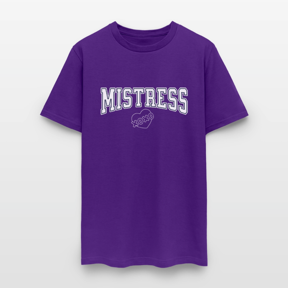 Mistress Varsity Unisex Play Tee (Colors) - purple