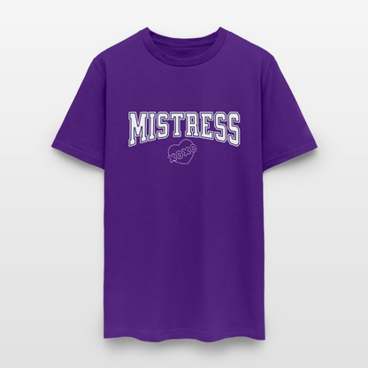 Mistress Varsity Unisex Play Tee (Colors) - purple