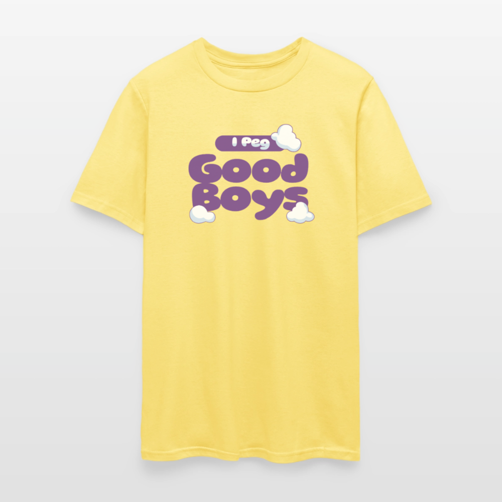 Peg Good Boys Unisex Play Tee  (Colors) - cornsilk