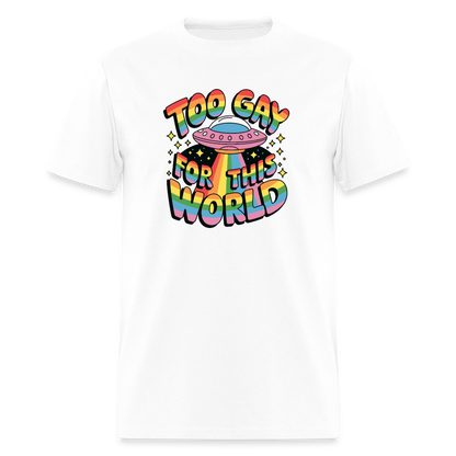Too Gay Unisex Play Tee (Colors) - white