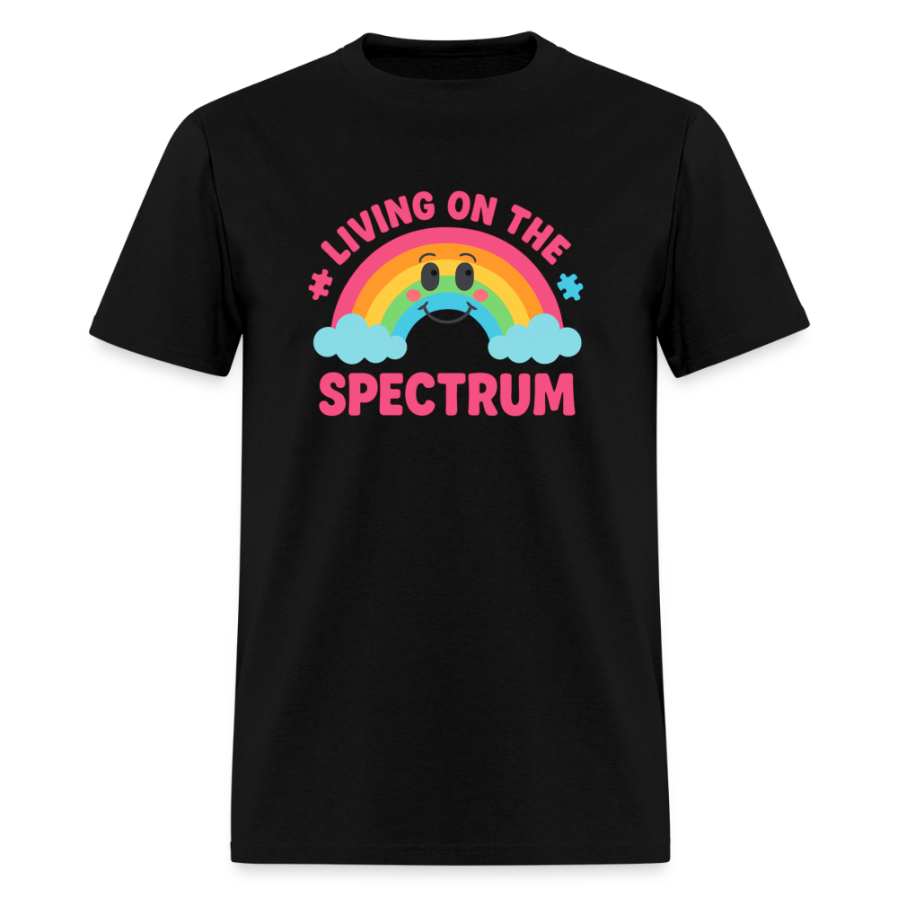 Living On Spectrum Unisex Play Tee - black