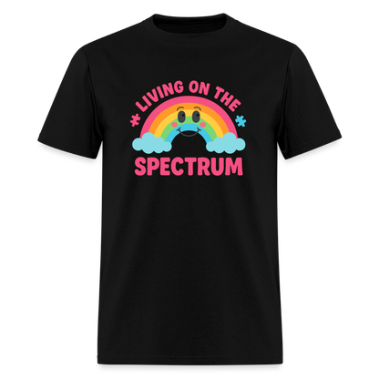Living On Spectrum Unisex Play Tee - black