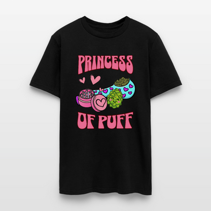 Princess of Puff Unisex Play Tee - black