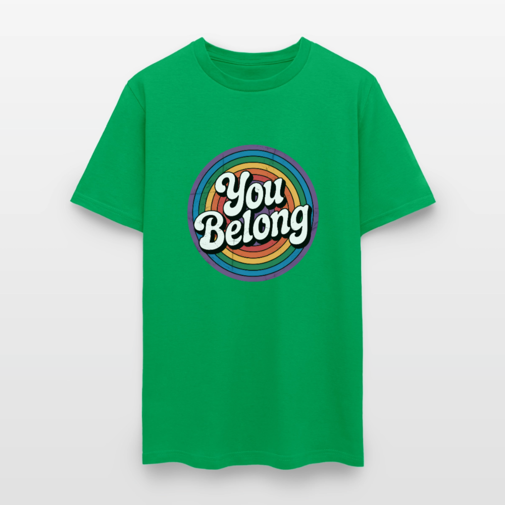 You Belong Pride Unisex Play Tee (Colors) - bright green