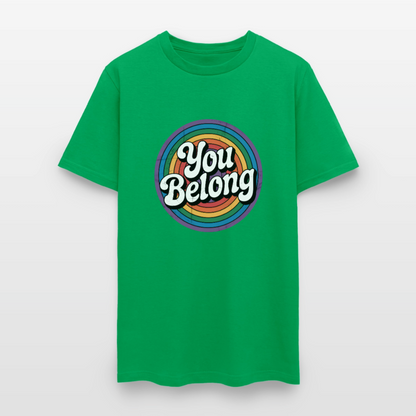You Belong Pride Unisex Play Tee (Colors) - bright green