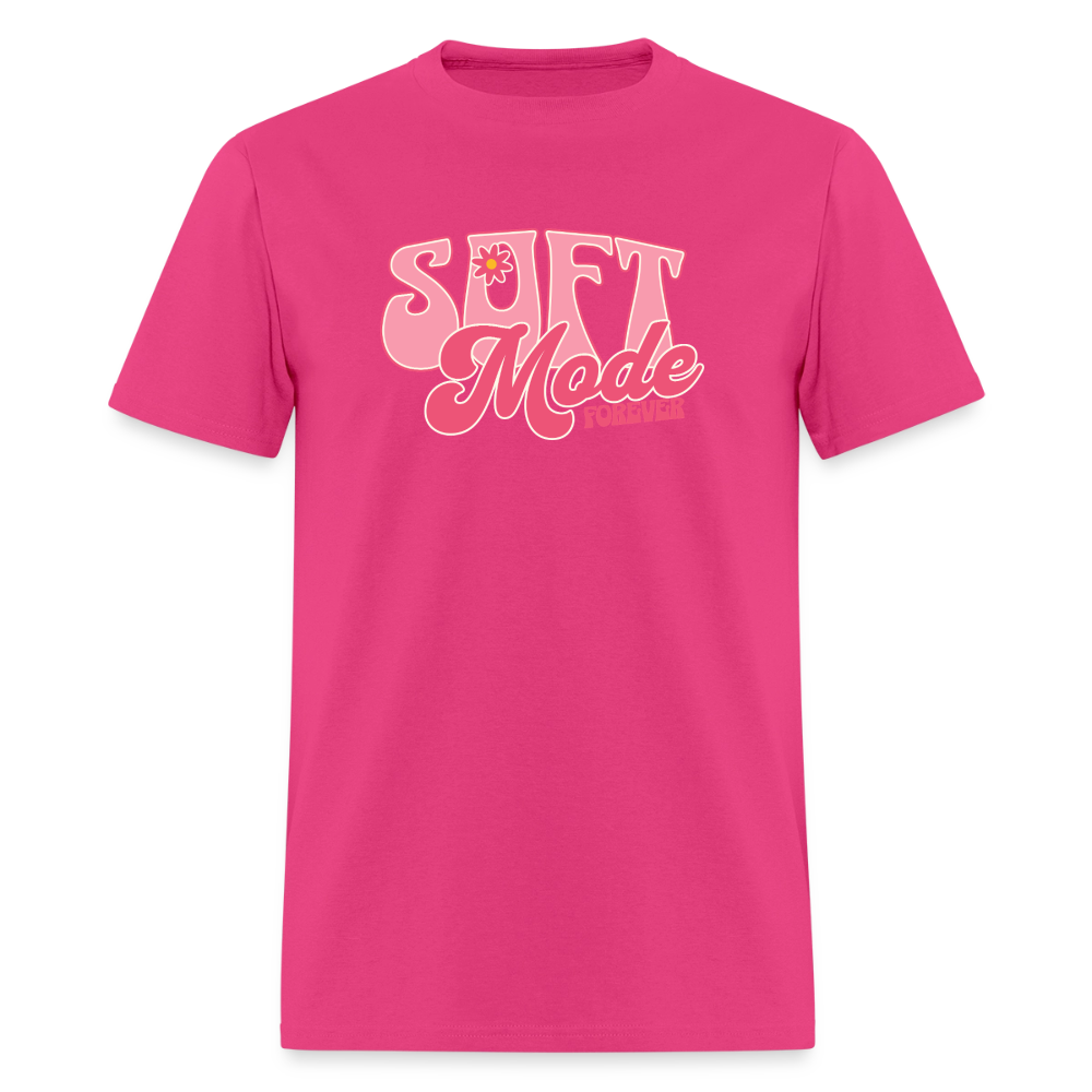 Soft Mode Forever Unisex Play Tee - fuchsia