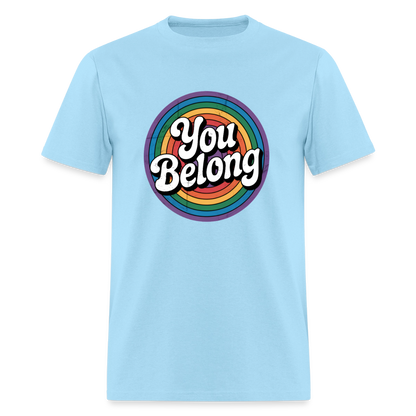 You Belong Pride Unisex Play Tee (Colors) - powder blue