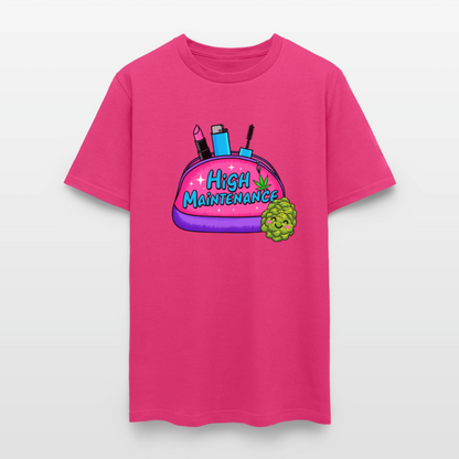 High Maintenance Unisex Play Tee (Colors) - fuchsia