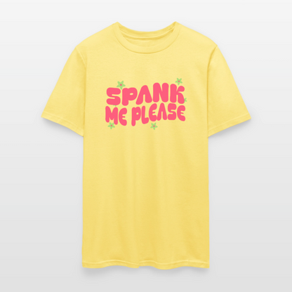 Spank Me Unisex Play Tee (Colors) - cornsilk