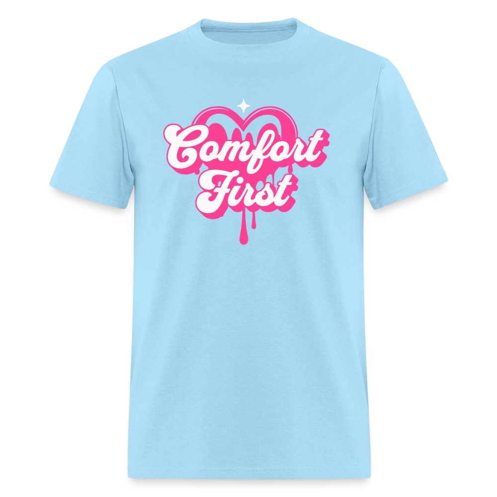 Comfort First Unisex Play Tee - powder blue