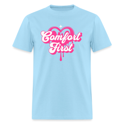 Comfort First Unisex Play Tee - powder blue
