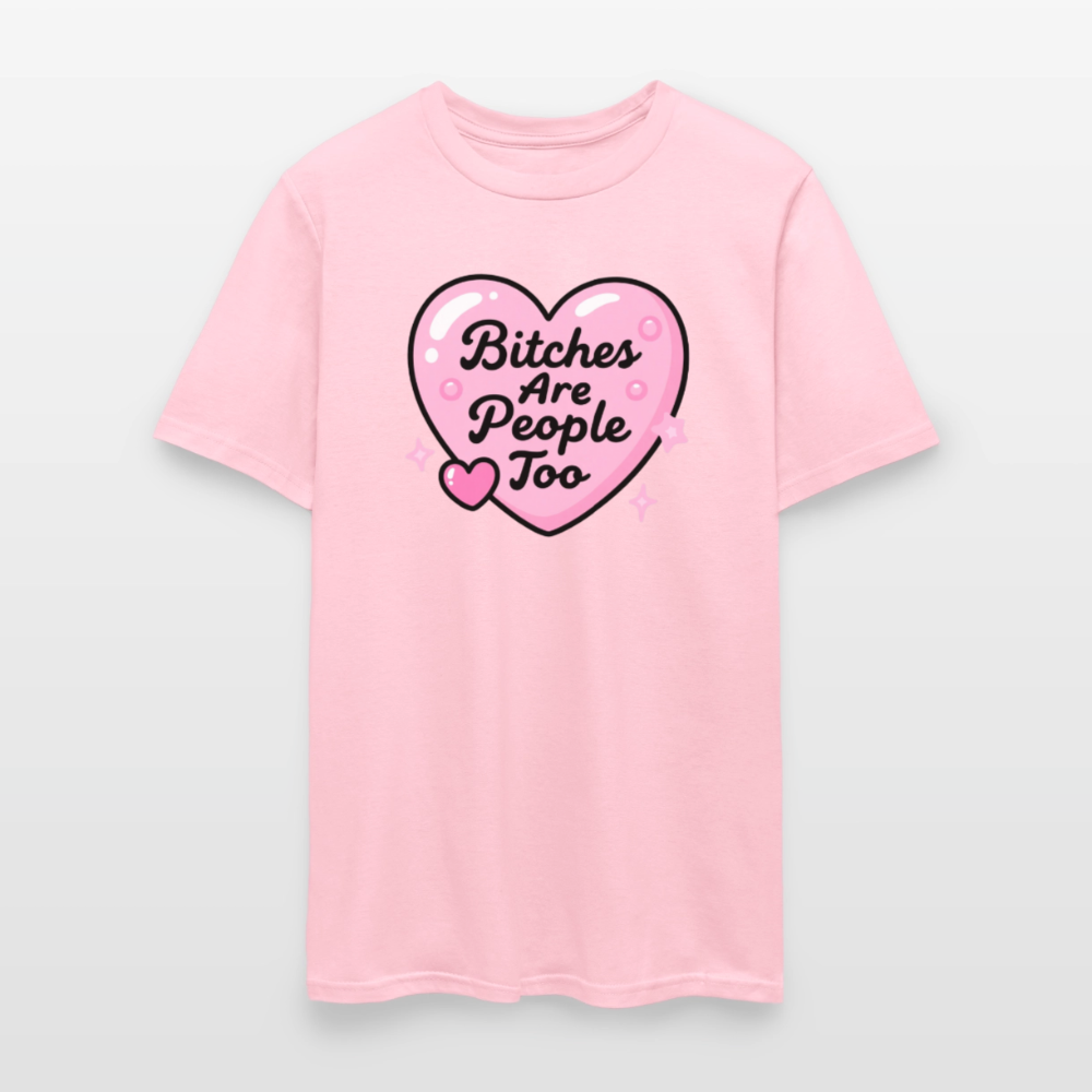 Bitches Are People Unisex Play Tee - pink