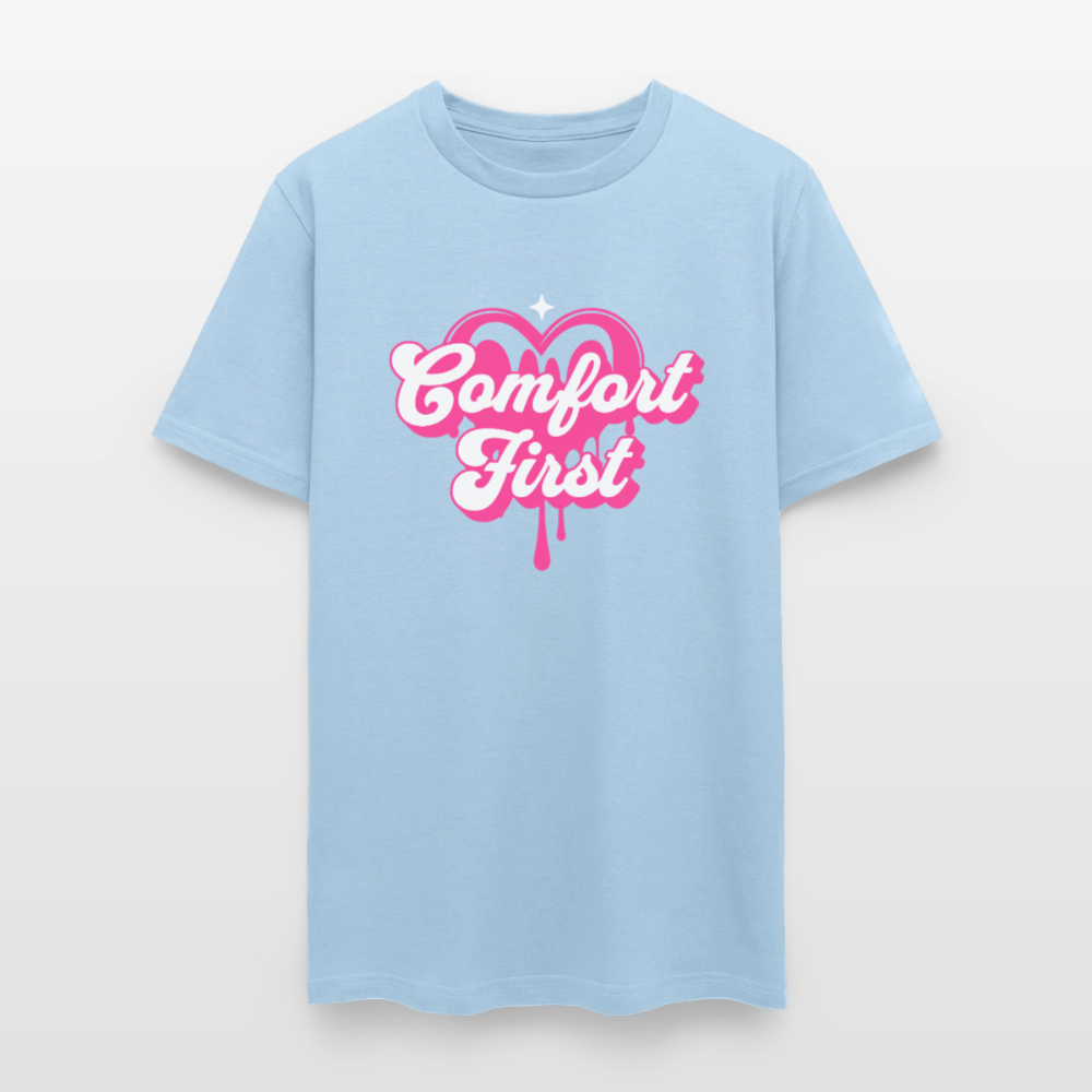 Comfort First Unisex Play Tee - powder blue