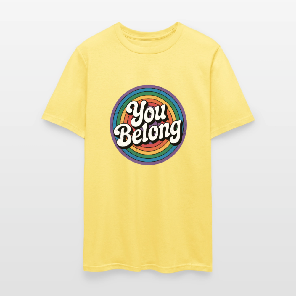 You Belong Pride Unisex Play Tee (Colors) - cornsilk