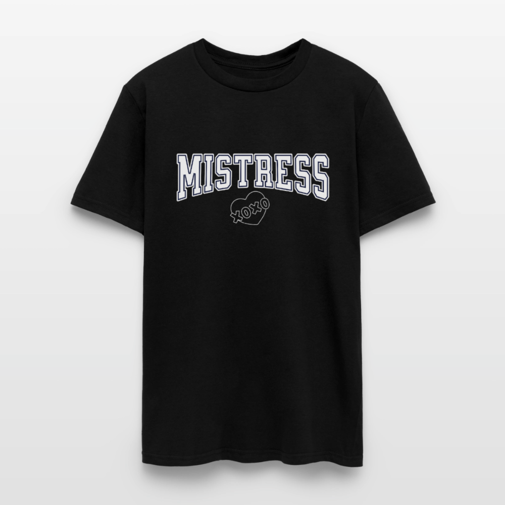 Mistress Varsity Unisex Play Tee (Colors) - black