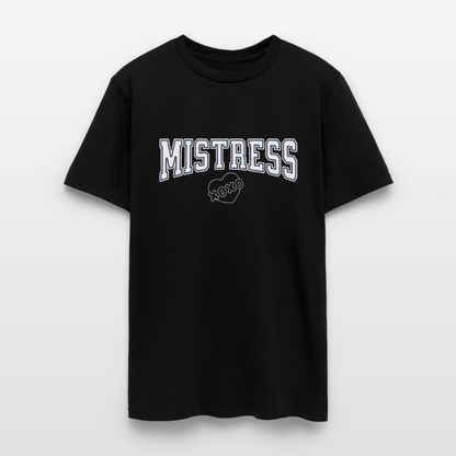 Mistress Varsity Unisex Play Tee (Colors) - black