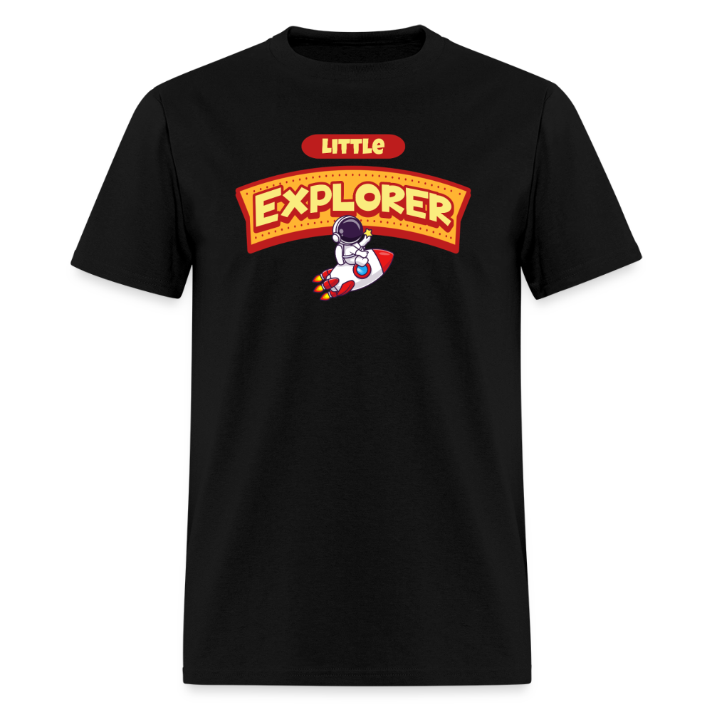 Little Explorer Unisex Play Tee - black
