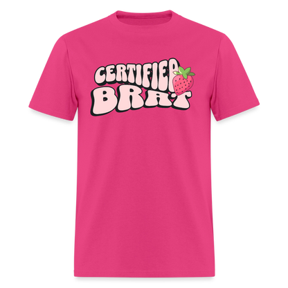 Certified Brat Unisex Play Tee (Colors) - fuchsia