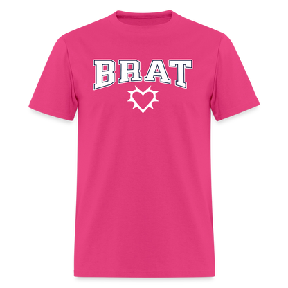 Brat Varsity Unisex Play Tee (Colors) - fuchsia