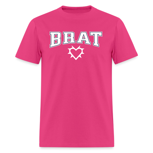 Brat Varsity Unisex Play Tee (Colors) - fuchsia