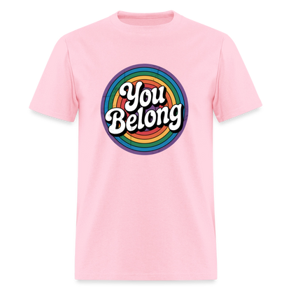 You Belong Pride Unisex Play Tee (Colors) - pink