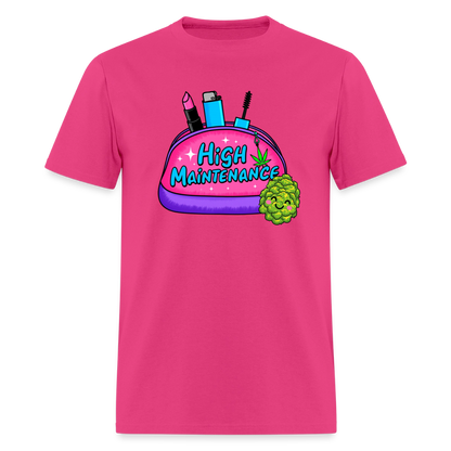 High Maintenance Unisex Play Tee (Colors) - fuchsia