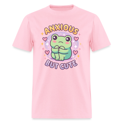 Anxious But Cute Unisex Play Tee - pink