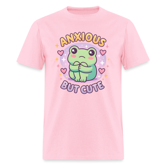 Anxious But Cute Unisex Play Tee - pink