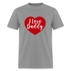 I Love Daddy Unisex Play Tee (Colors) - rock