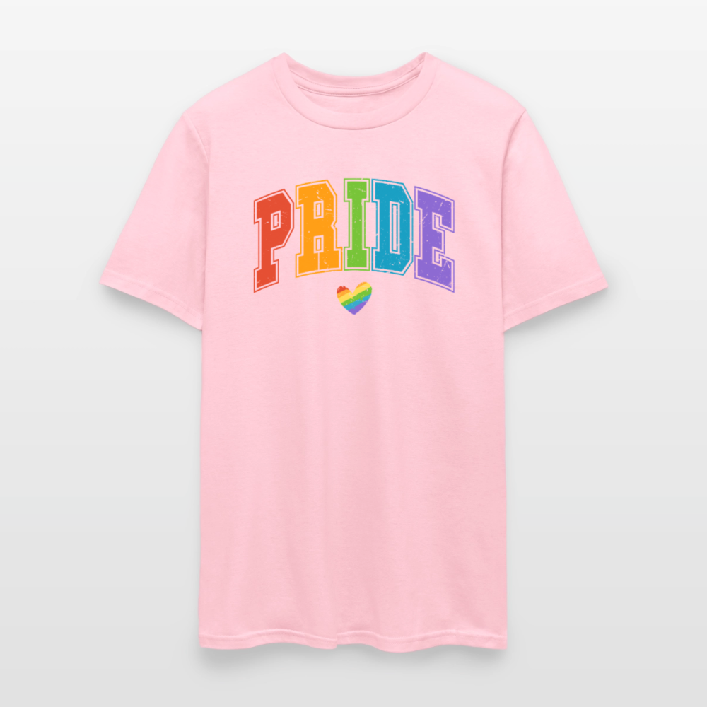 Pride Varsity Unisex Play Tee (Colors) - pink