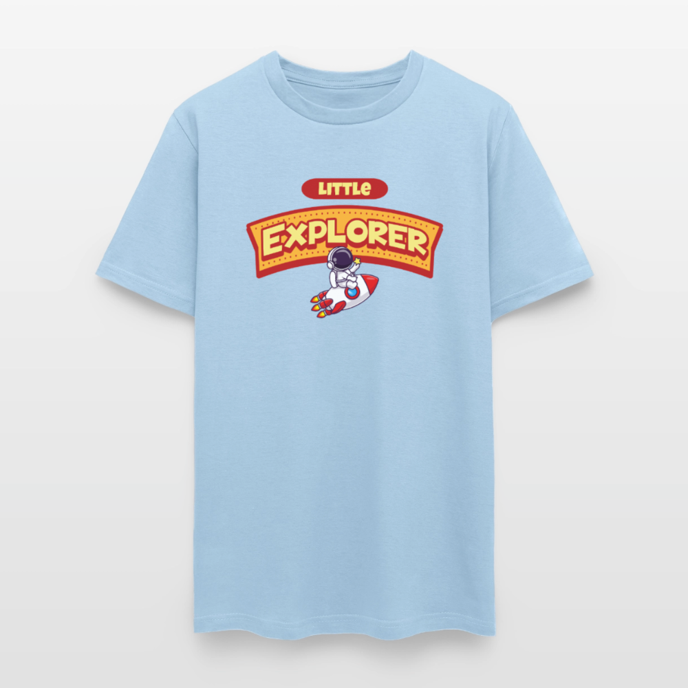 Little Explorer Unisex Play Tee - powder blue