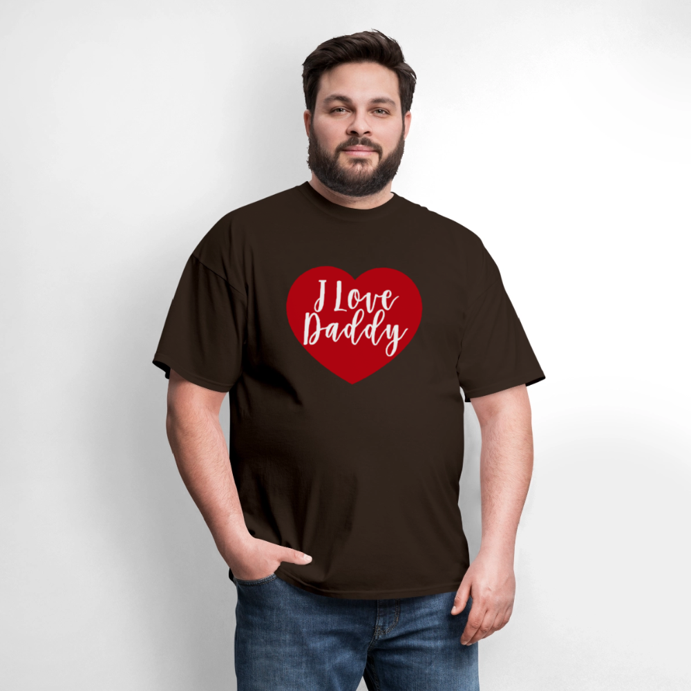 I Love Daddy Unisex Play Tee (Colors) - brown